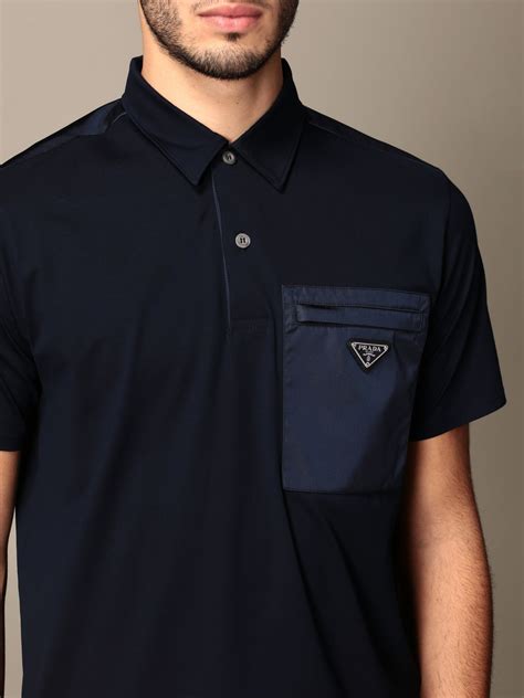 prada nylon polo|Prada Polo Shirts for Men .